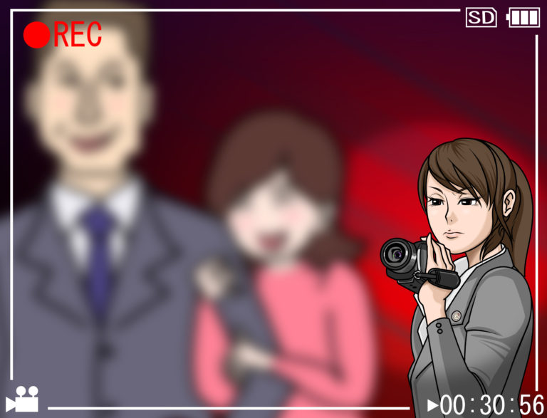 女探偵_証拠撮影